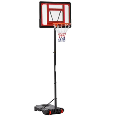 Support pour panier de basket Acier Noir HOMCOM