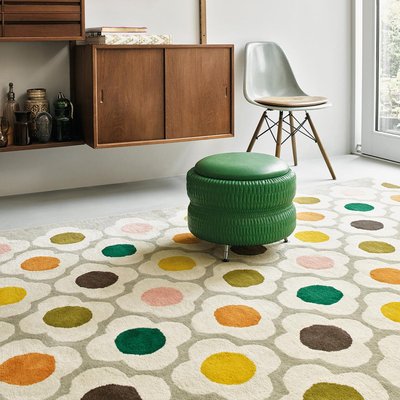 Tapis salon et chambre fait à la main en laine motif scandinave SPOT UN AMOUR DE TAPIS
