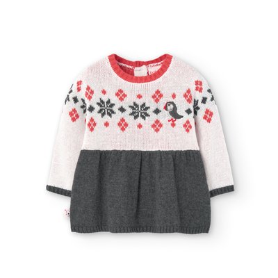 Robe en maille imprimé géométrique BOBOLI