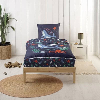 Caradou® avec couette Océan Parure de lit enfant BLEU CALIN