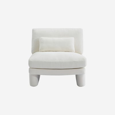 Fauteuil droit tissu GAETA HABITAT
