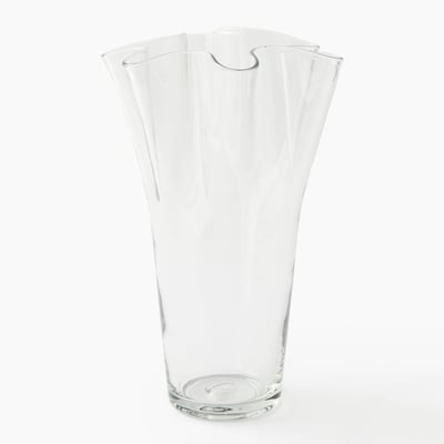 Vase, 22xH33cm, en verre MONOPRIX