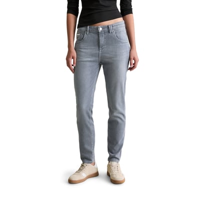 Jeans modèle Freja boyfriend en denim stretch gris MARC O’POLO DENIM