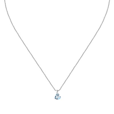 Collier en argent 925, zircons, SILVER LA PETITE STORY