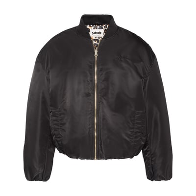 Blouson bomber AIR LISE dioublure léopard SCHOTT