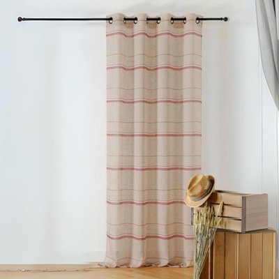 Voilage tamisant esprit linge d'antan LINDER