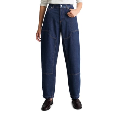 Jeans modèle Stine, coupe  relaxed barrel  et longueur raccourcie en pur coton MARC O’POLO DENIM