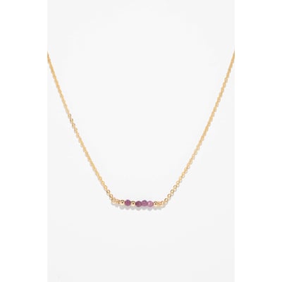 Collier court théa - Rubis YAY PARIS
