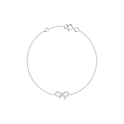 Bracelet en or 375 et oxyde de zirconium CLEOR