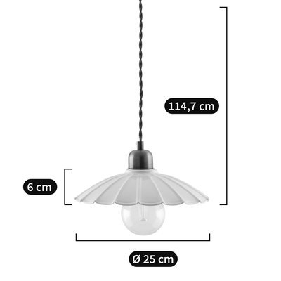 Suspension festonnée en métal fer, Festonia LA REDOUTE INTERIEURS