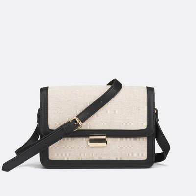 Dual Fabric Handbag LA REDOUTE COLLECTIONS