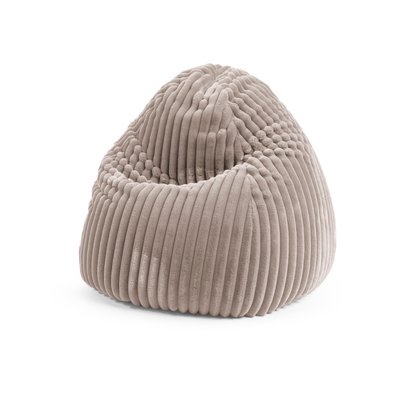 Pouf interieur poire velours RAYA BEAN XXL MAGMA HEIMTEX