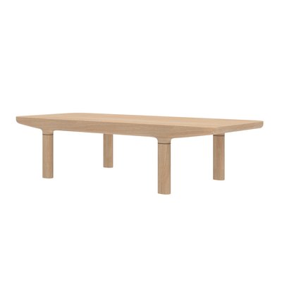 Table basse rectangulaire en chêne, CAMILLE HARTO