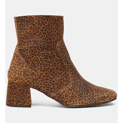 Bottines Petits Talons Vaea Zip Cuir GALERIES LAFAYETTE
