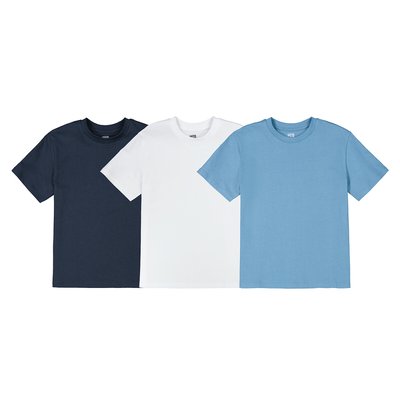 Lot de 3 T-shirts col rond LA REDOUTE COLLECTIONS