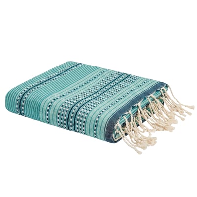 Fouta tunisienne artisanale 1x2 m en coton recyclé Bora Bora REVA COLLECTION SEVIRA KIDS