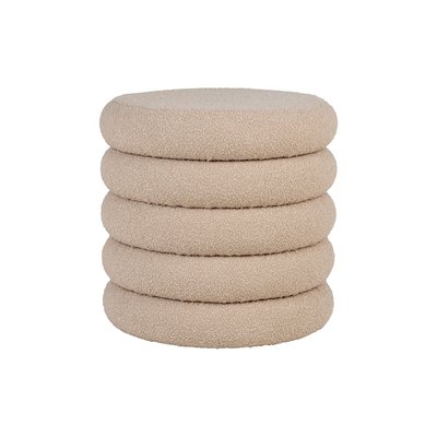 Pouf en Tissu bouclette  - MARELY LISA DESIGN