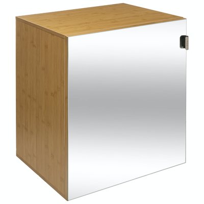 Petite armoire de toilette en bambou avec miroir PIER IMPORT