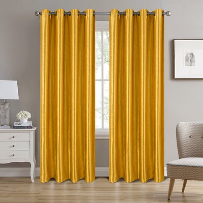 Paire de rideaux occultants à motifs géométriques HOME MAISON