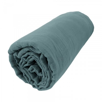 Drap housse 100% Gaze de Coton avec bonnet 30 cm EDEN