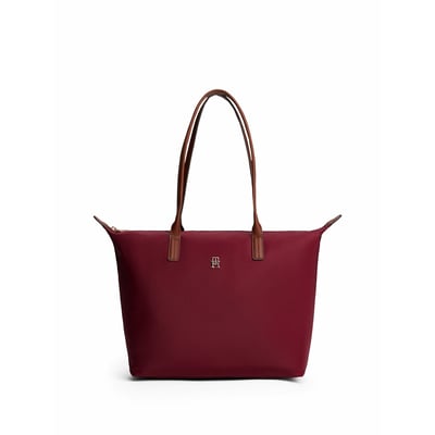 Tote Bag with Leather Details TOMMY HILFIGER