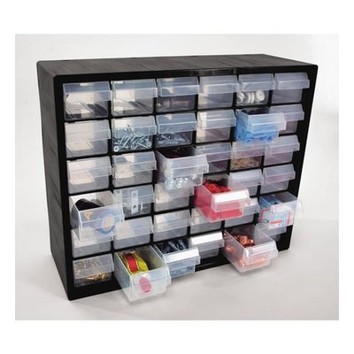 Casier Plastique 36 Tiroirs 141 X 407 X 330 Mm RAACO