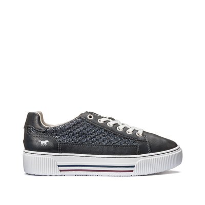 Baskets en toile, semelle plateforme MUSTANG SHOES