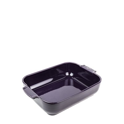 Appolia Plat four céramique rectangle aubergine 32 cm - 12,5" PEUGEOT