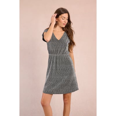 Robe Argentée Little Mistress - Taille S - Occasion Très Bon état - Style Tunique