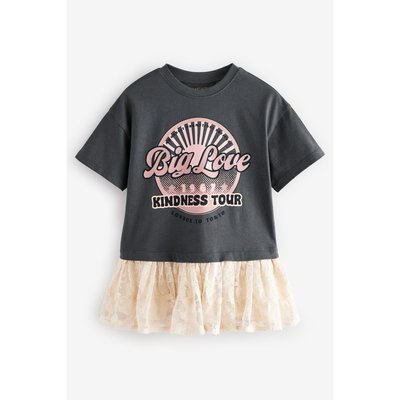 Robe en mesh à manches courtes NEXT