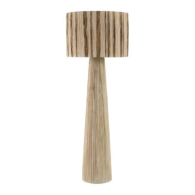Lampadaire en raphia BLANC D’IVOIRE
