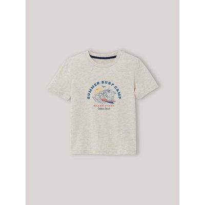 T-shirt chiné en coton biologique CYRILLUS