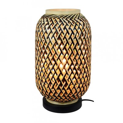 Lampe à poser en métal et bambou, MINELLE C-CREATION