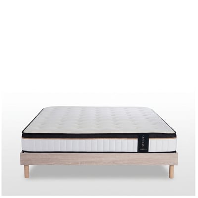 Ensemble Matelas EMERAUDE et Sommier SÉLÉNA MAISON AUBERTIN