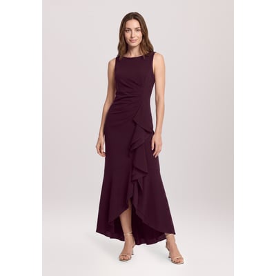 Robe de soirée à volant VERA MONT