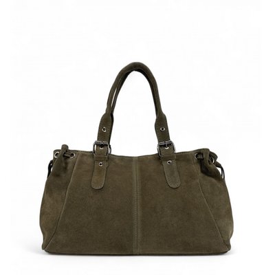 Sac bowling en croûte de cuir PRINCESSE SUEDE XL OH MY BAG