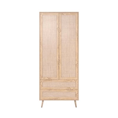 Armoire penderie bohème 2 portes 2 tiroirs SONA PIER IMPORT