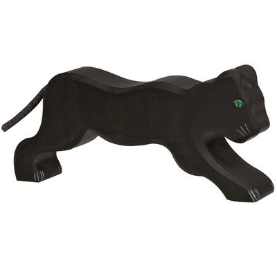 Figurine Panthère noire HOLZTIGER