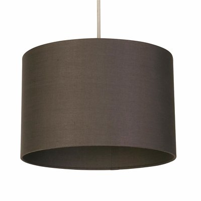 30cm Grey Cotton Drum Shade SO'HOME