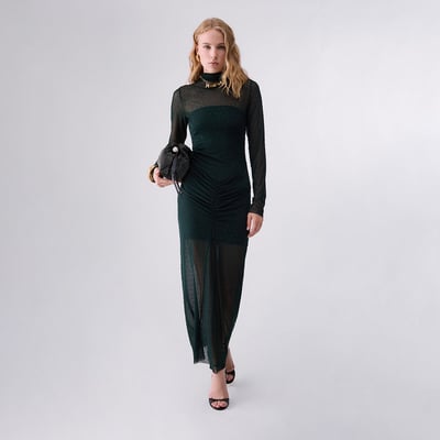 Robe longue en tulle avec strass LIU JO