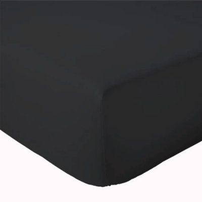Drap Housse Uni bonnet 30 cm 100% Coton TRADILINGE