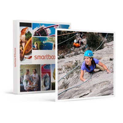 Escalade à Fontainebleau pour 4 personnes : 1/2 journée- SMARTBOX - Coffret Cadeau Sport & Aventure SMARTBOX
