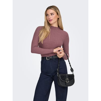 Pull col montant en fine maille ONLY