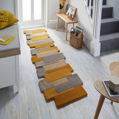 Tapis de couloir en laine COLLAGE FLAIR RUGS