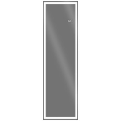 Miroir mural plein pied rectangulaire avec LED réglable, verre 4mm, 40 x 120 cm HOMCOM