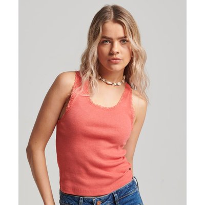 Débardeur à liseré en dentelle Athletic Essentials SUPERDRY