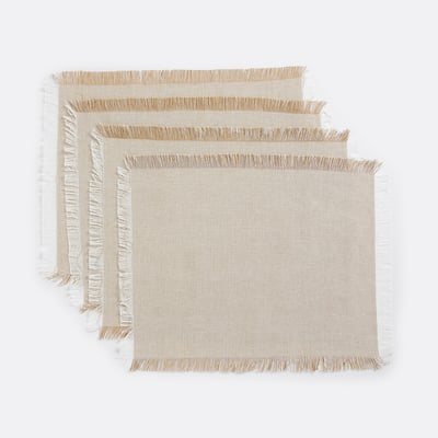 Sets de table en coton tissé-teint, Navao LA REDOUTE INTERIEURS