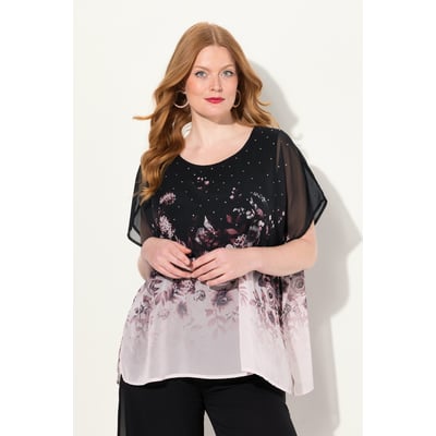 Blouse en mousseline doublée ULLA POPKEN