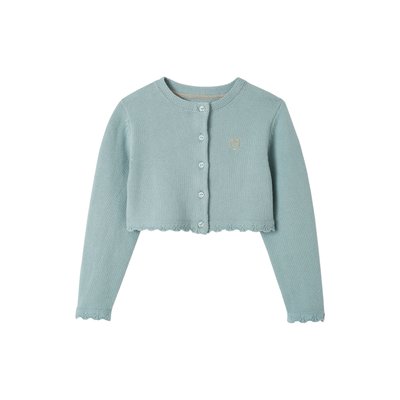 Gilet boléro en maille pointelle VERTBAUDET