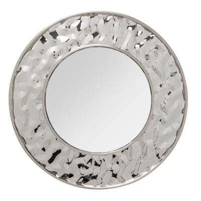 Miroir rond en acier texturé 69cm, CARINO KARE DESIGN
